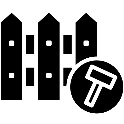 fence black icon