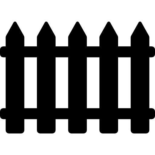 fence black icon